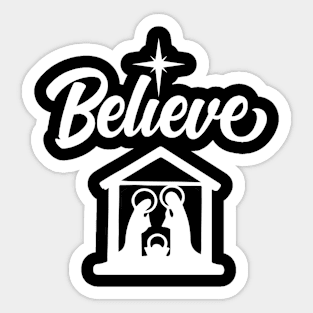 'Jesus Christ Nativity' Amazing Nativity Christmas Sticker